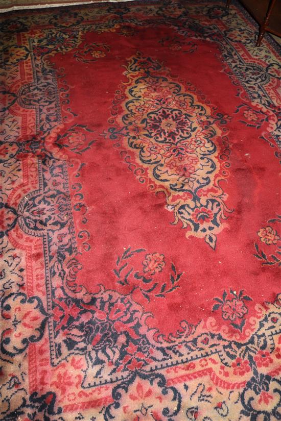 Red & blue rug